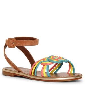 Christian Louboutin Ella Rainbow Braided Sandals